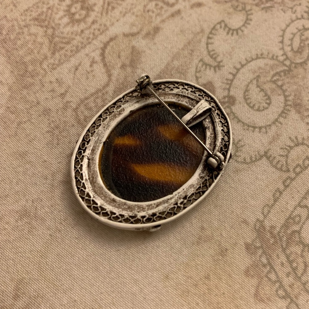 Vintage Faux Tortoise Brooch - Picture 3 of 3